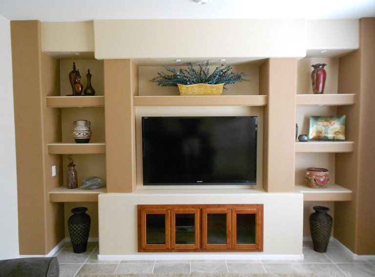 Clausing Residence Media Wall (After)