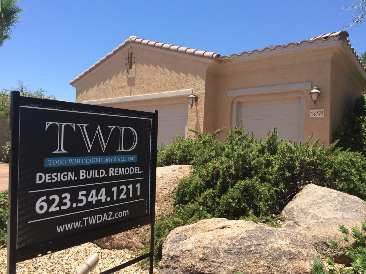 For superior quality painting services the choice is simple. TWD. [TWD Project Location: Surprise, AZ]