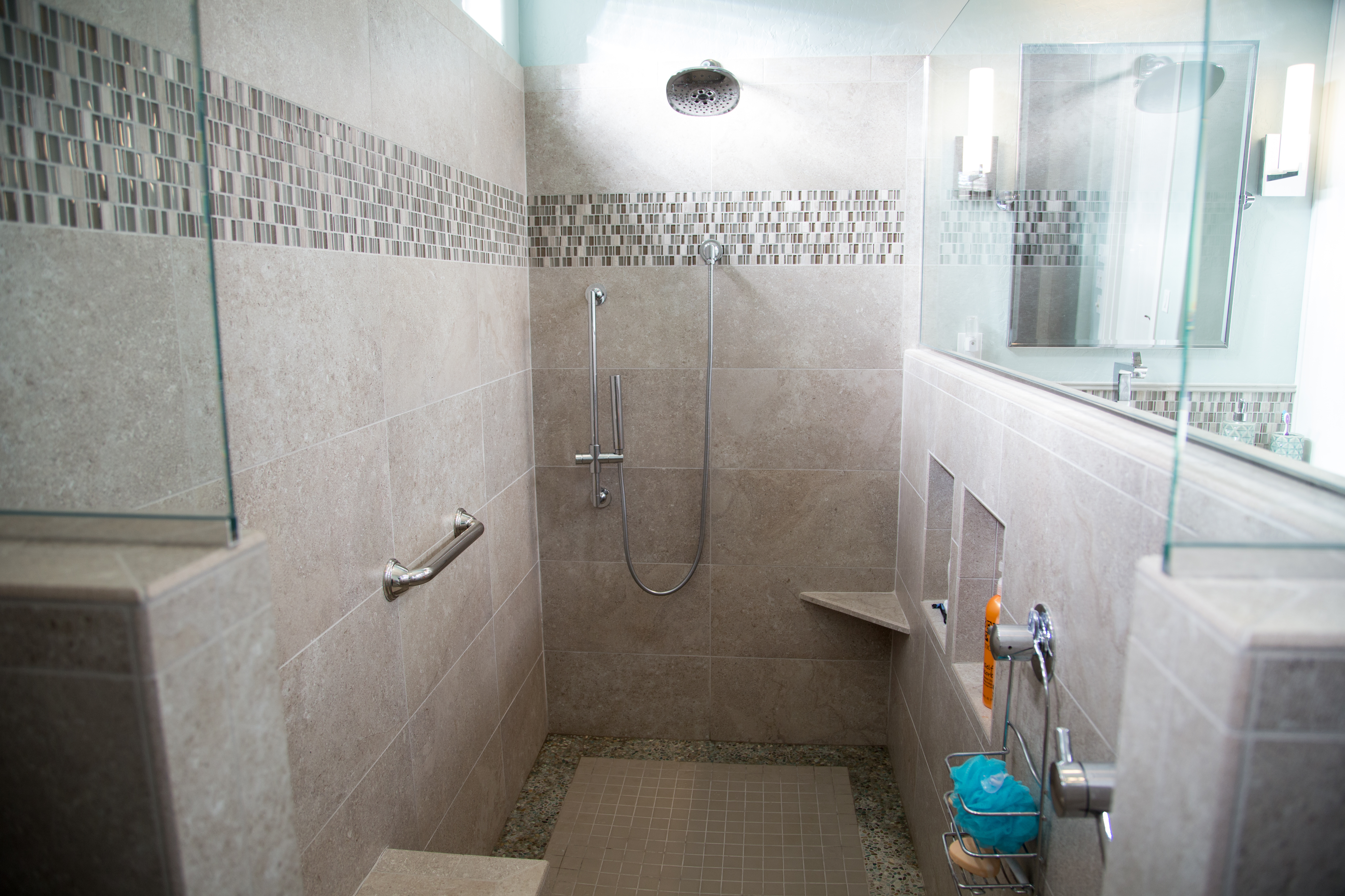 This full home renovation included a stunning kitchen remodel, beautiful focal point custom media wall in the open floor plan living space, a quaint guest bathroom, along with a master suite and spa-like bathroom remodel perfectly designed to impress. [TWD Project Location: Scottsdale, AZ]