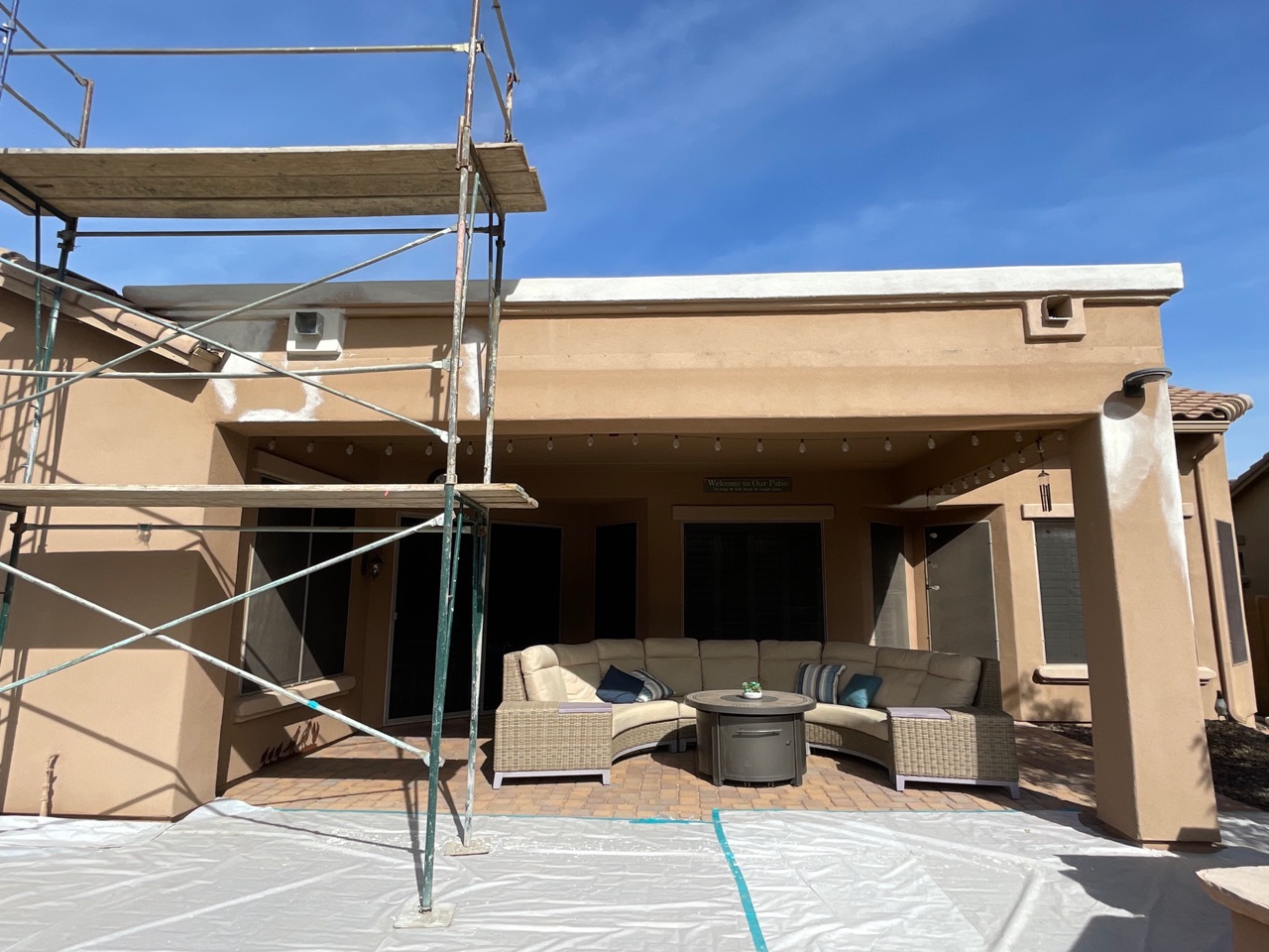 When it comes time to repair your stucco, don't just trust your home with anyone. Our crews take the necessary steps to protect your home and the well-being of our staff. [TWD Project Location: Phoenix, AZ]