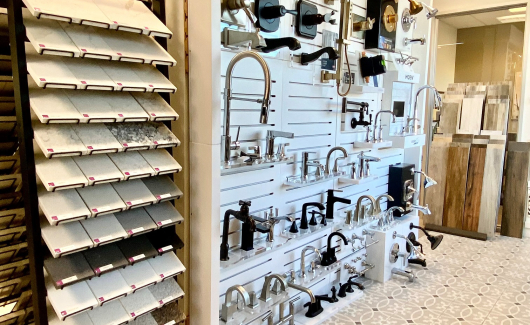 All of the top plumbing fixture brands are showcased in our showroom, such as Delta, Moen & Kohler giving you the ability to see and feel the faucets firsthand when planning your remodel.