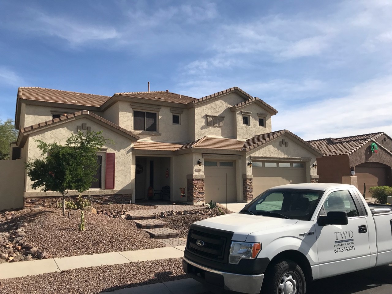 Full service exterior painting. [TWD Project Location: Phoenix, AZ]